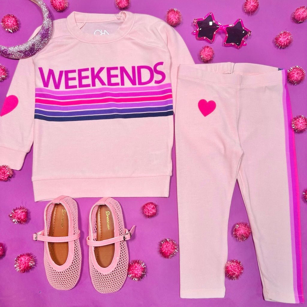WEEKEND STRIPE SWEATSHIRT - SWEATERS
