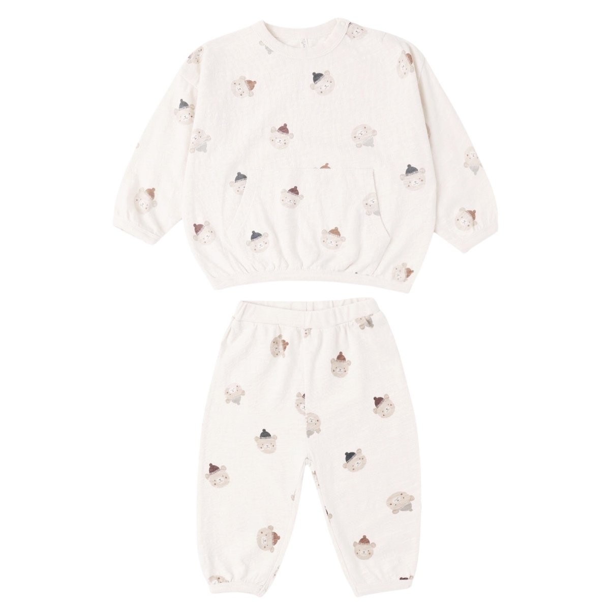 WINTER BEARS SWEATSHIRT AND SWEATPANTS SET - RYLEE + CRU