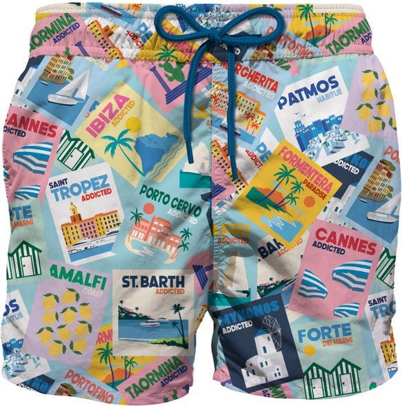 WISH YOU WERE HERE SWIM TRUNKS - SWIM TRUNKS
