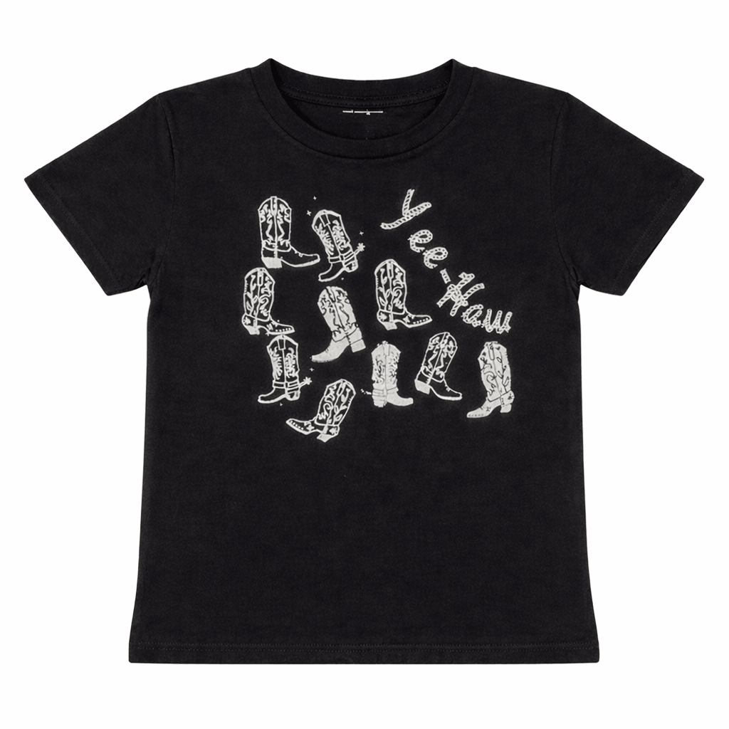YEEHAW COWBOY BOOTS TSHIRT - ROWDY SPROUT