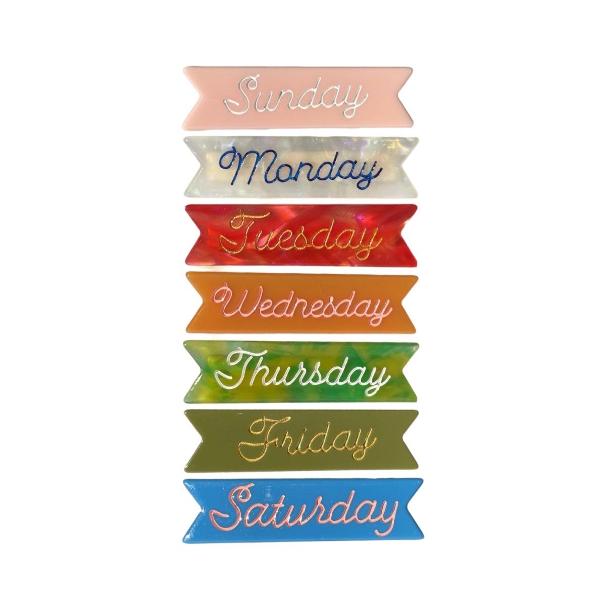 7 DAYS OF THE WEEK CLIPS - CLIPS