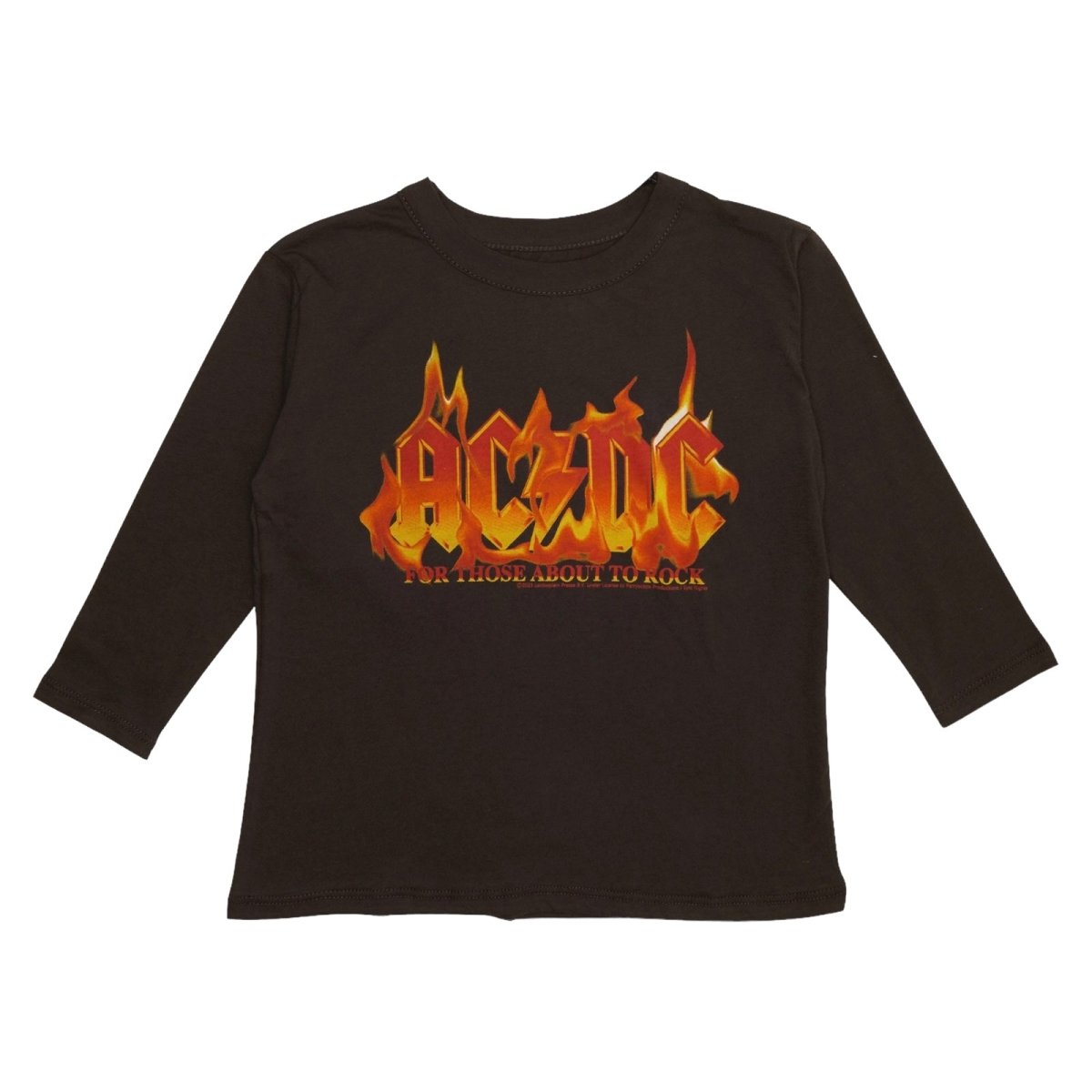 AC/DC FOR THOSE ABOUT TO ROCK LONG SLEEVE TSHIRT by CHASER KIDS 