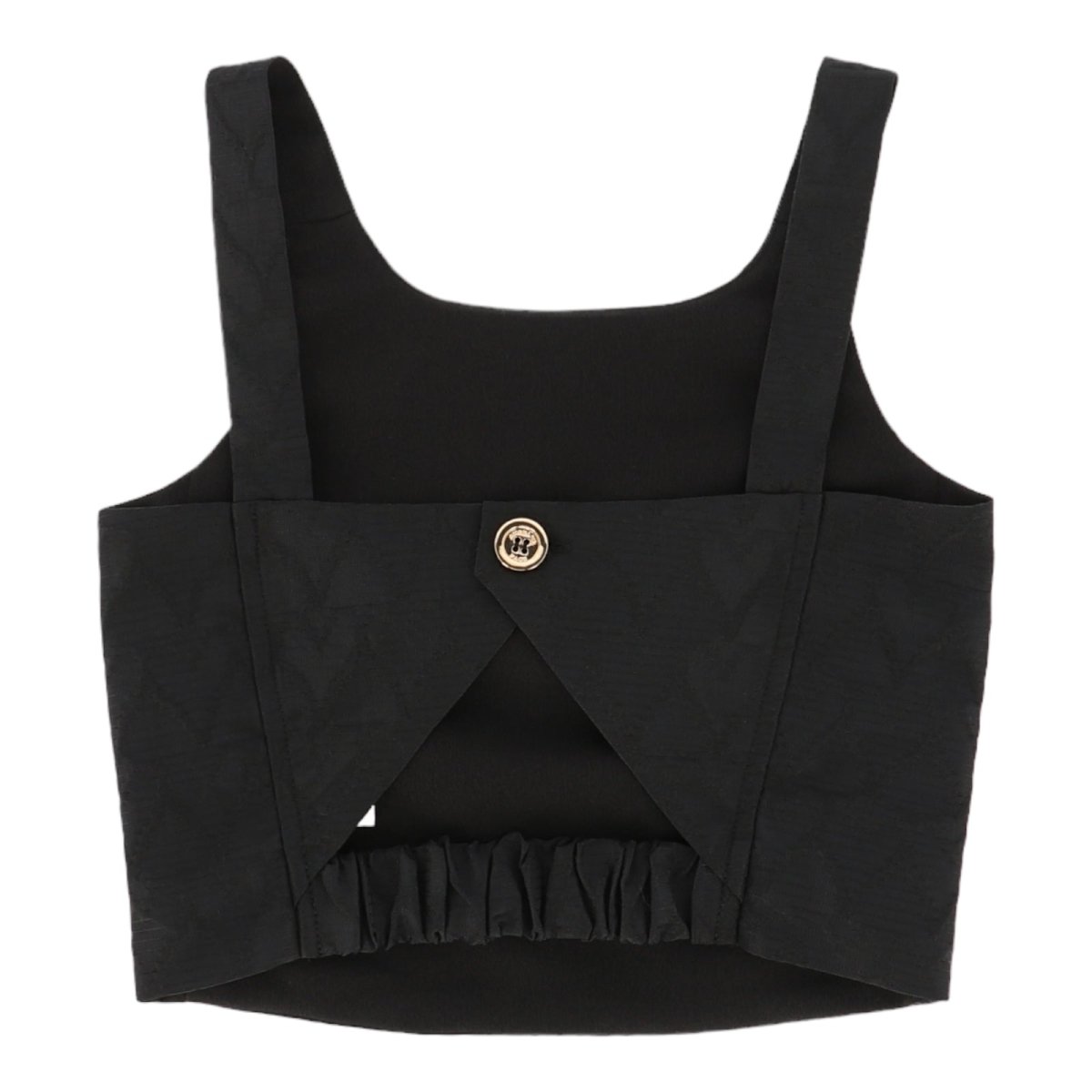 ADEANA HEART JACQUARD TOP WITH BOW - TANK TOPS