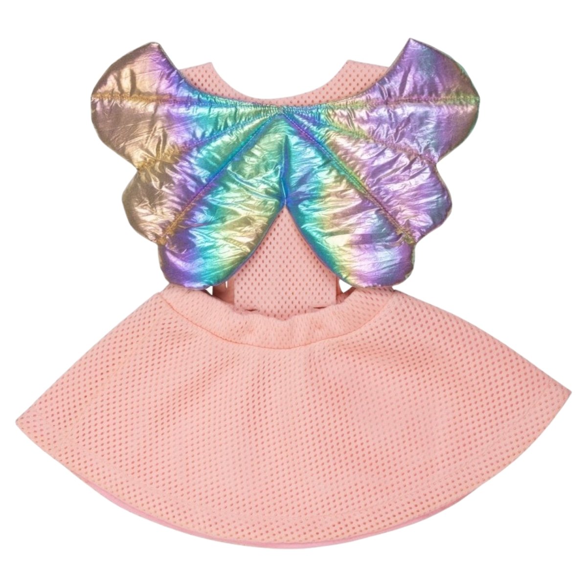 ANGEL GIRL RAINBOW WINGS DRESS W/ REMOVABLE STRAPS - DRESSES