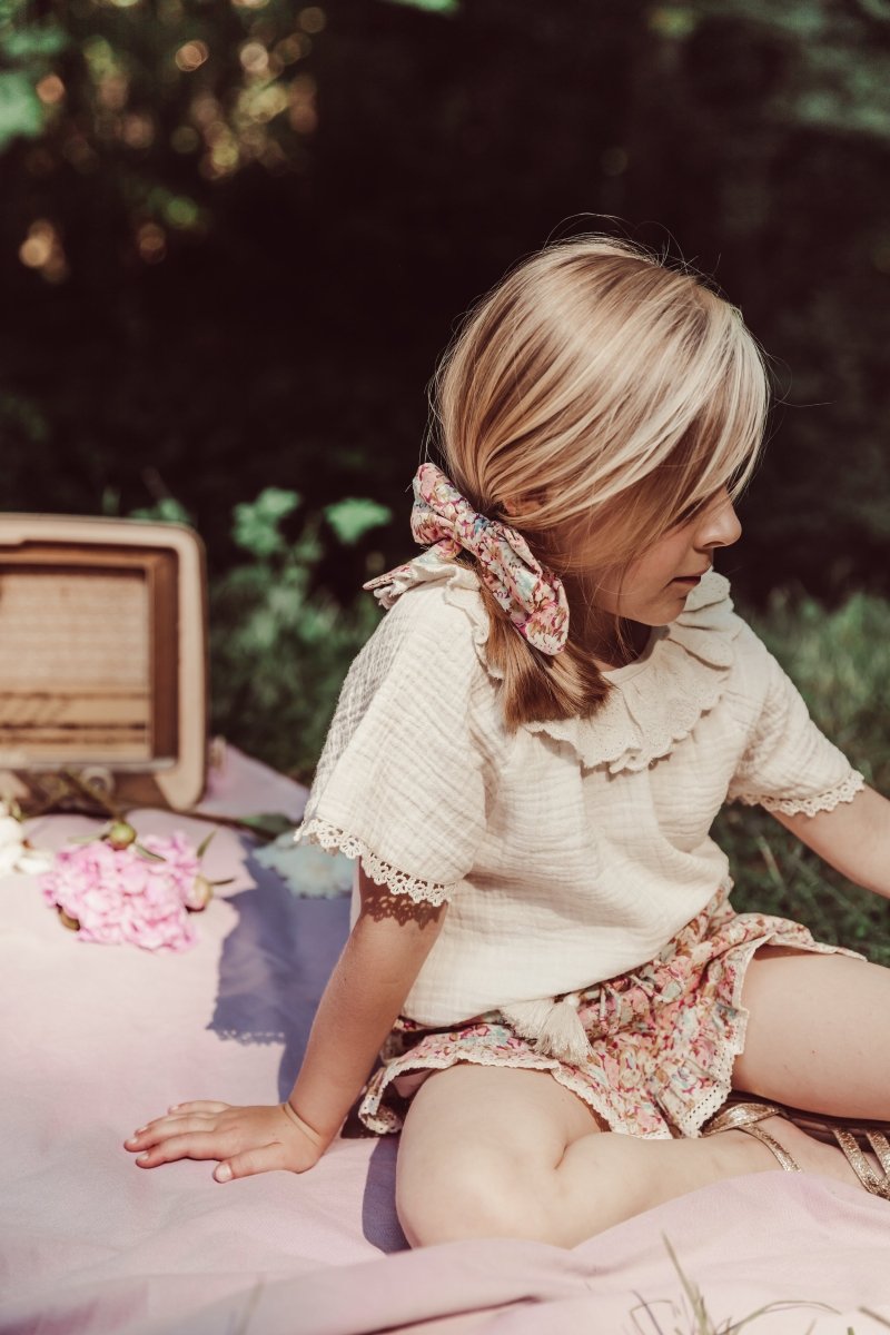 ANTOINETTE BLOUSE TOP - SHORT SLEEVE TOPS