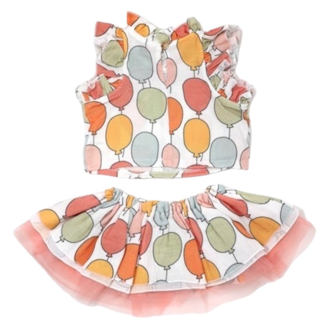 BALLOON TANK TOP AND TUTU SKIRT SET (PREORDER) - OH BABY!