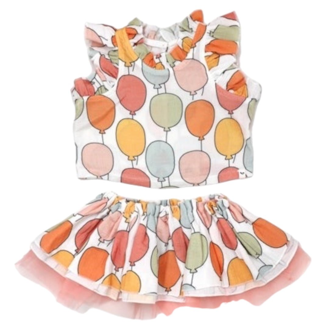 BALLOON TANK TOP AND TUTU SKIRT SET (PREORDER) - OH BABY!