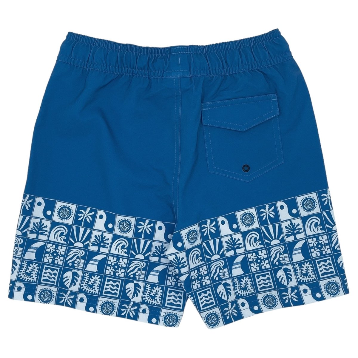 BEACH TILE SWIM TRUNKS - SWIM TRUNKS