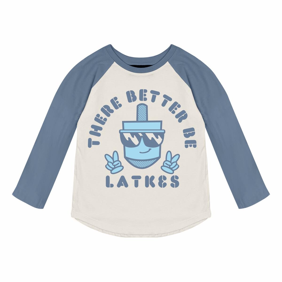 BETTER BE LATKES LONG SLEEVE TSHIRT (PREORDER) - TINY WHALES