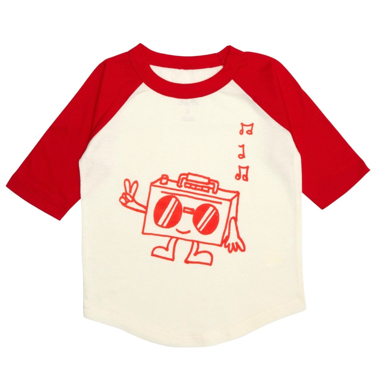 BOOMBOX RAGLAN LONG SLEEVE TSHIRT - CHASER KIDS