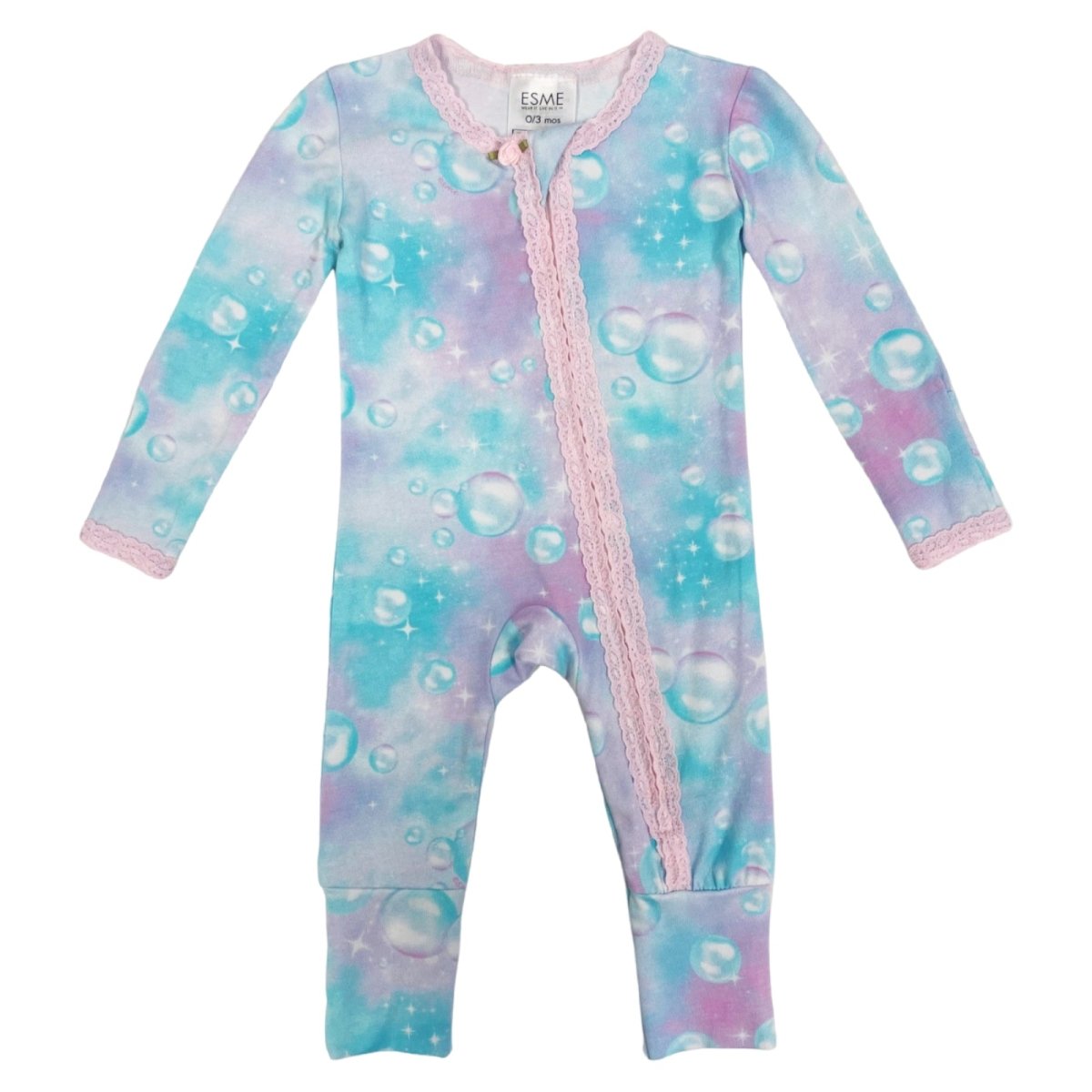 BUBBLES ZIP FOOTIE - ESME