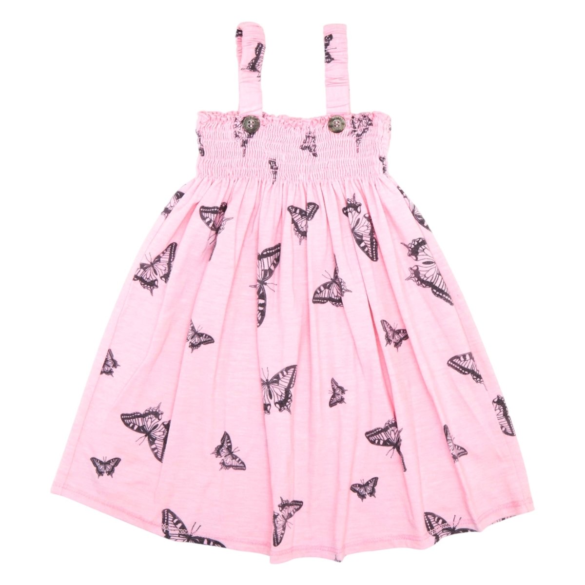 BUTTERFLY SMOCKED DRESS - COZII BY T2LOVE