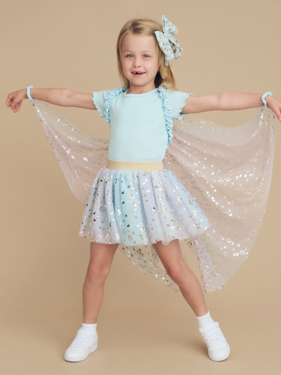 BUTTERFLY UNICORN TULLE SKIRT (PREORDER) - HUXBABY