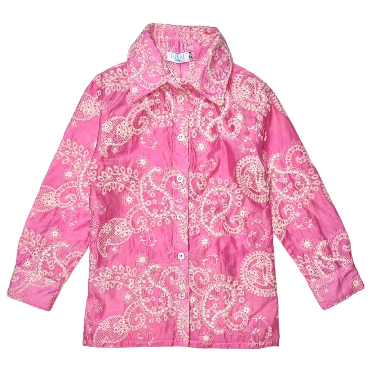 CALLIE PAISLEY OVERSIZED BUTTON DOWN TOP/COVERUP - BUTTON DOWNS