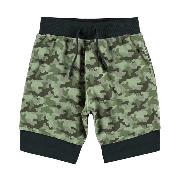 CAMO LAYERED SHORTS - SHORTS