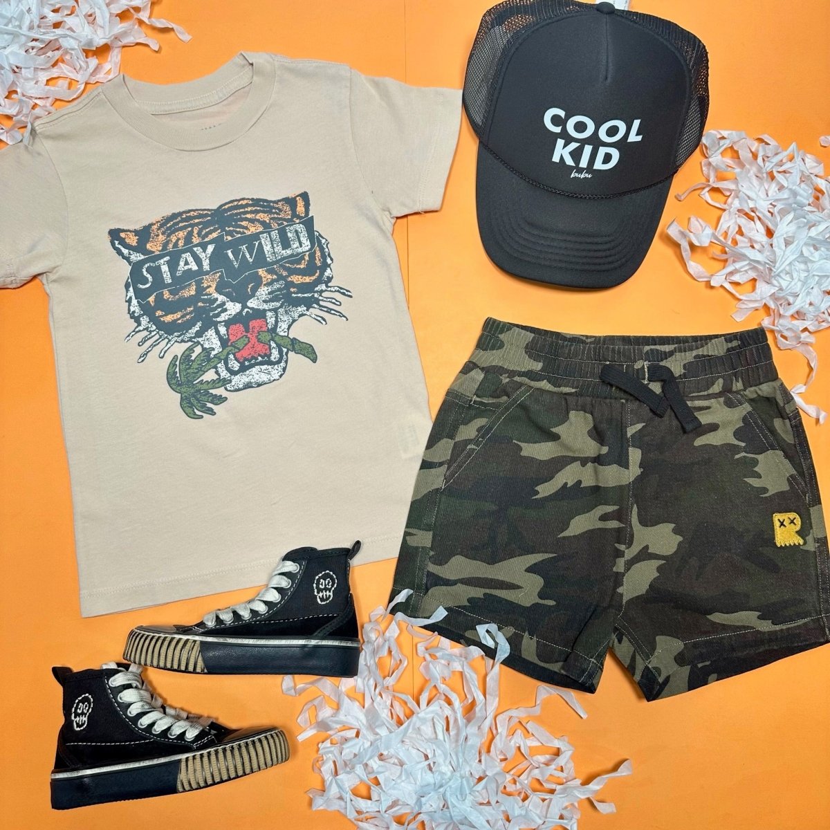 CAMOUFLAGE SHORTS - SHORTS