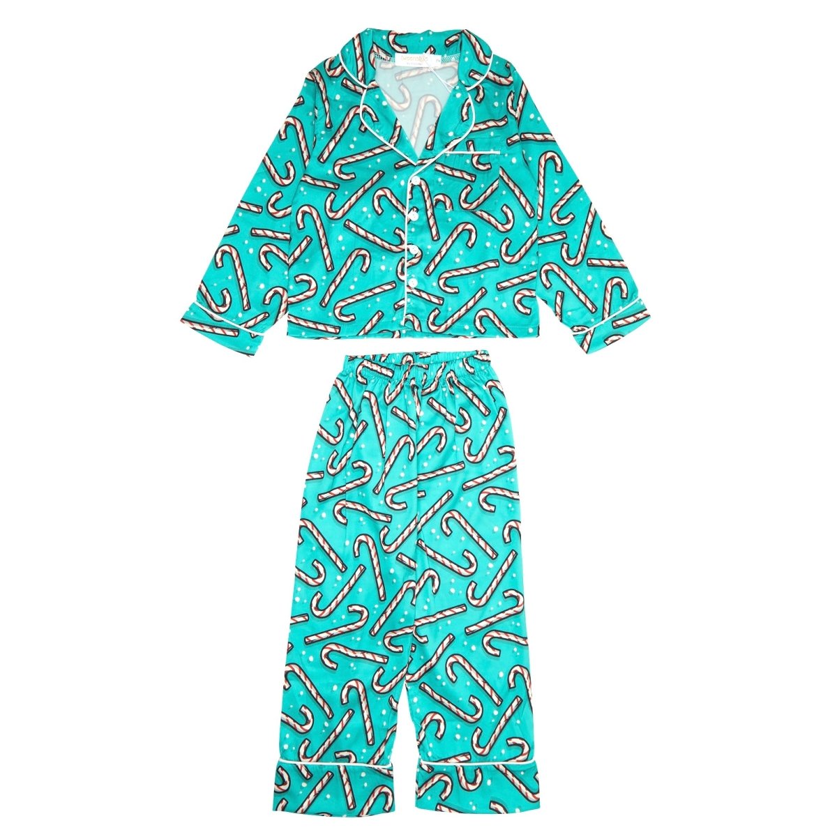 CANDY CANE TWO PIECE PAJAMAS - SPARKLE BY STOOPHER