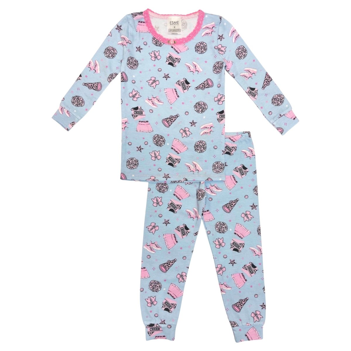 CHEER LONG SLEEVE PJS - ESME