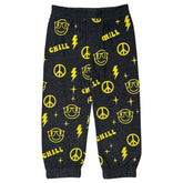 CHILL SMILEY & LIGHTNING SWEATPANTS - CHASER KIDS