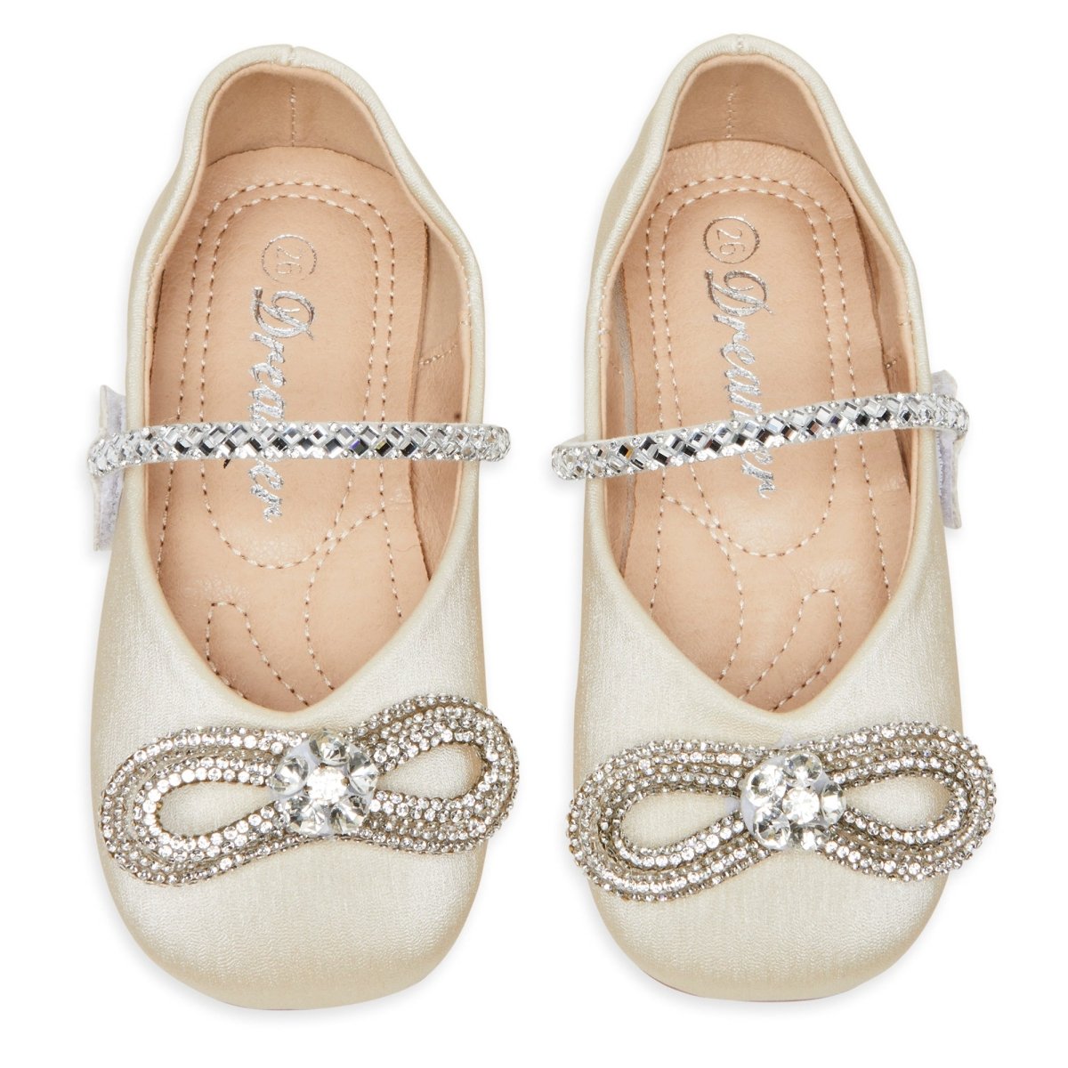 CHLOE MACH CRYSTAL BOW SHOES - MINI DREAMERS