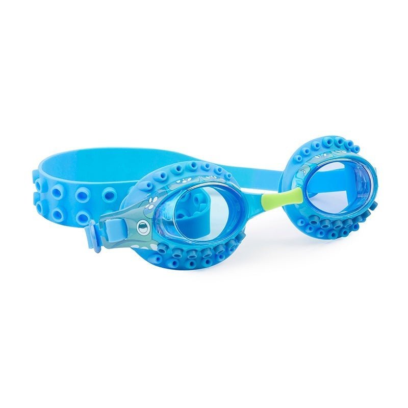 fashion swimming goggles Clam Bake Blue Scungilli Swim Goggles
