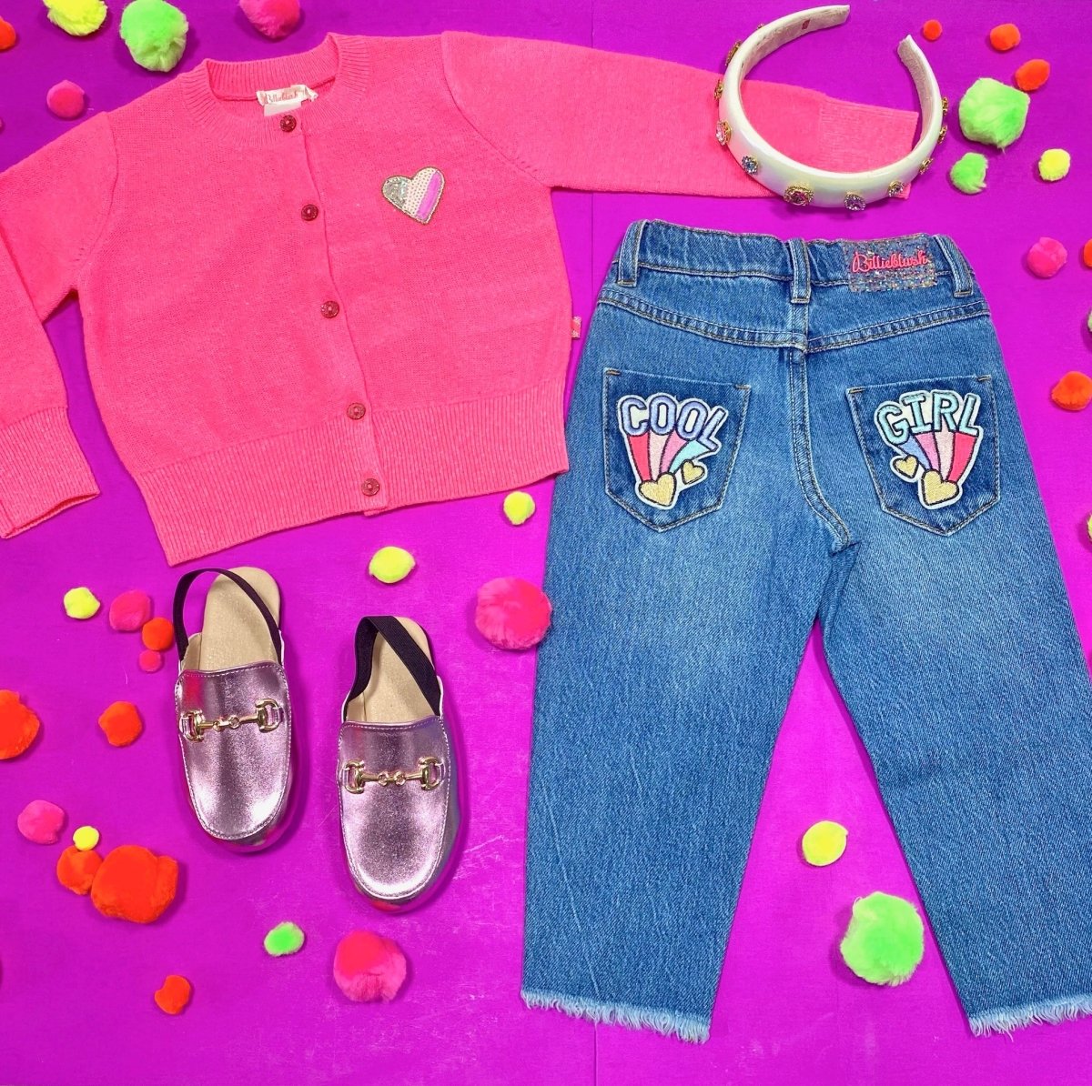 COOL GIRL DENIM PANTS - PANTS