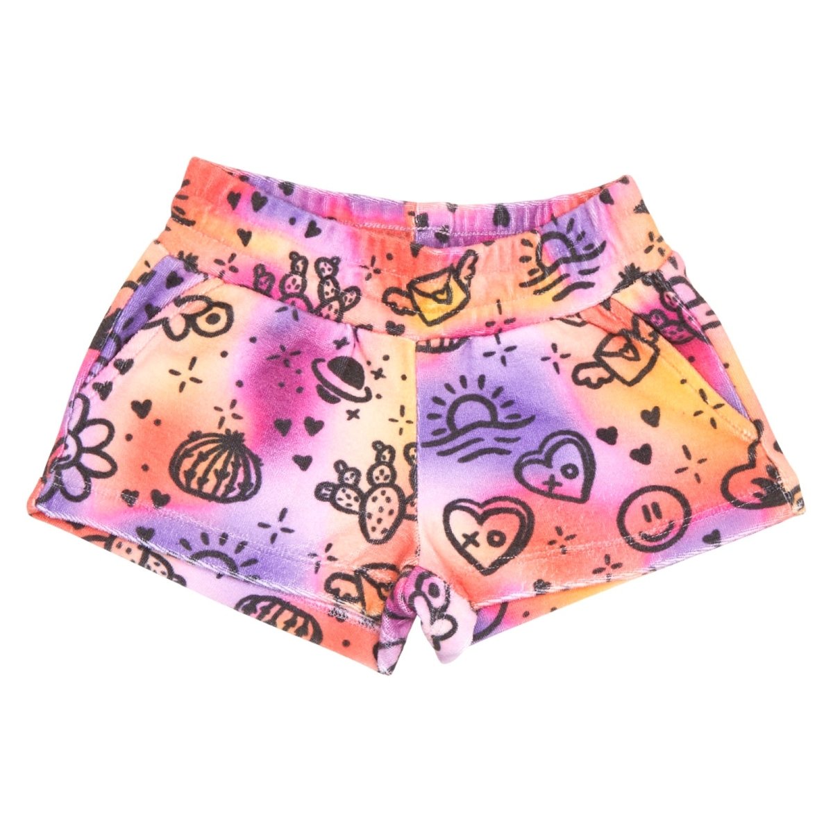 COSMIC SUNSET JADE SHORTS - CHASER KIDS