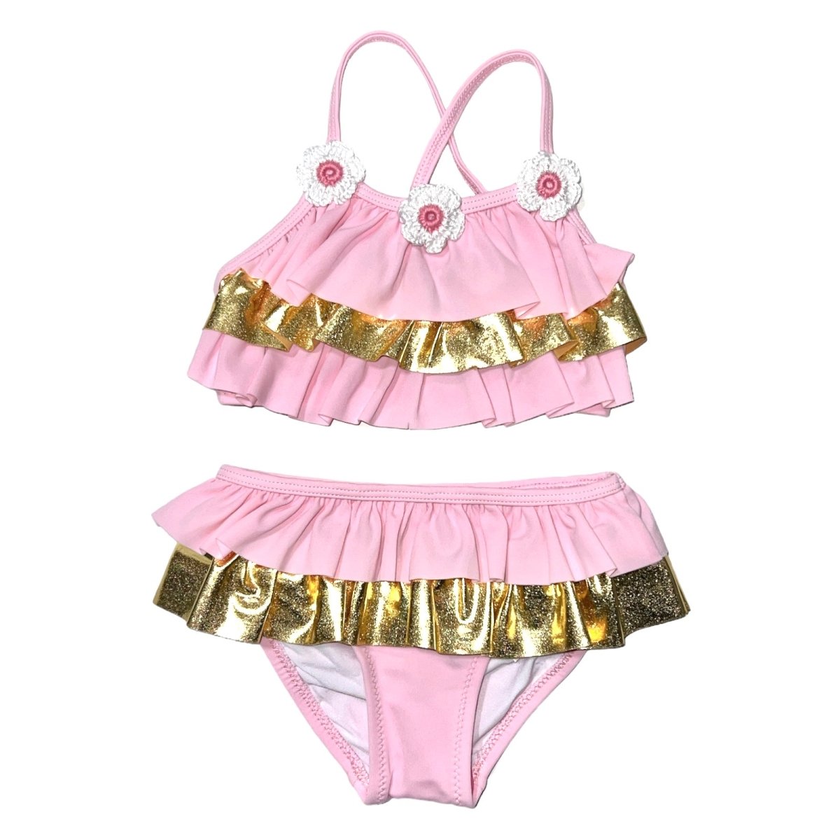 DAISY RIVER RUFFLE TWO PIECE BIKINI - NESSI BYRD