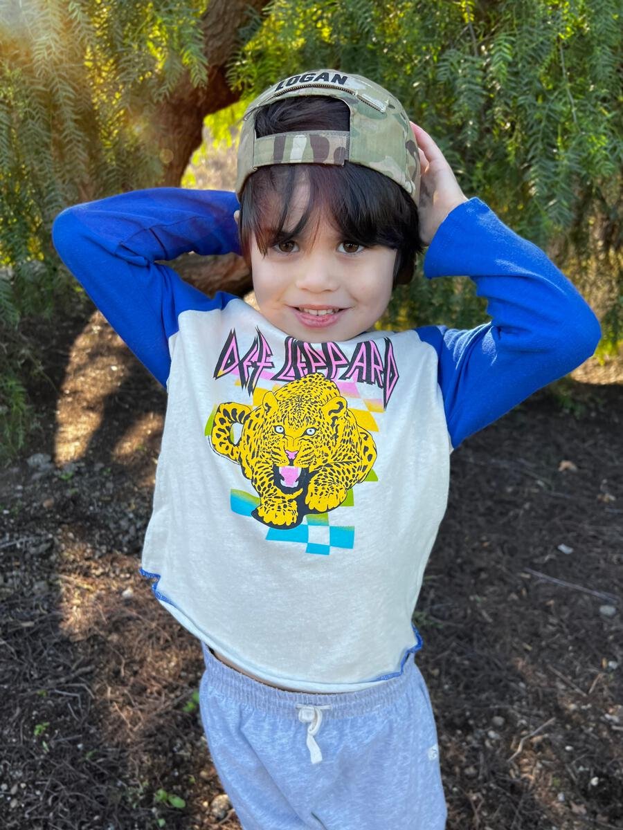 DEF LEPPARD LONG SLEEVE RAGLAN TSHIRT - LONG SLEEVE TOPS