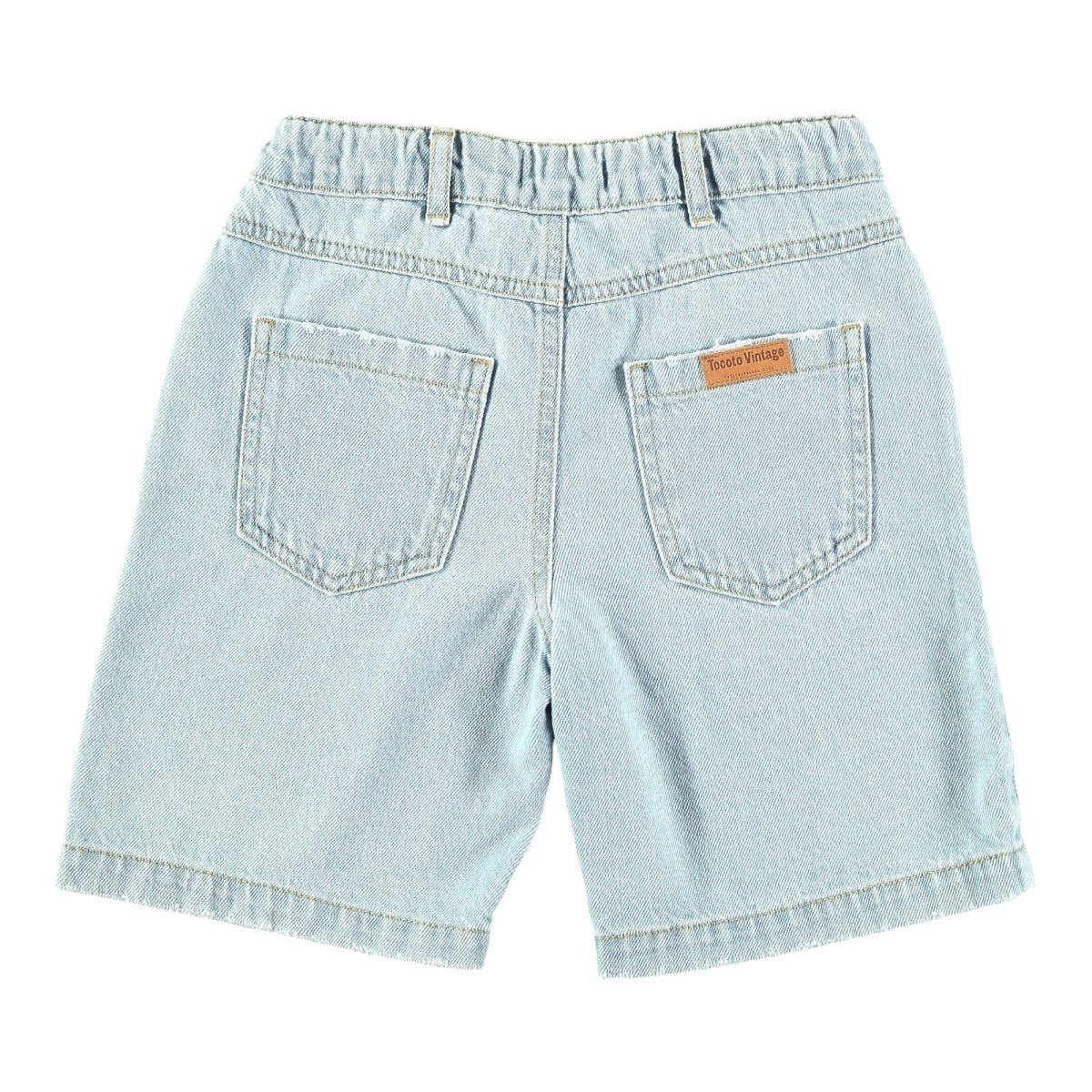 DENIM BERMUDA SHORTS - SHORTS