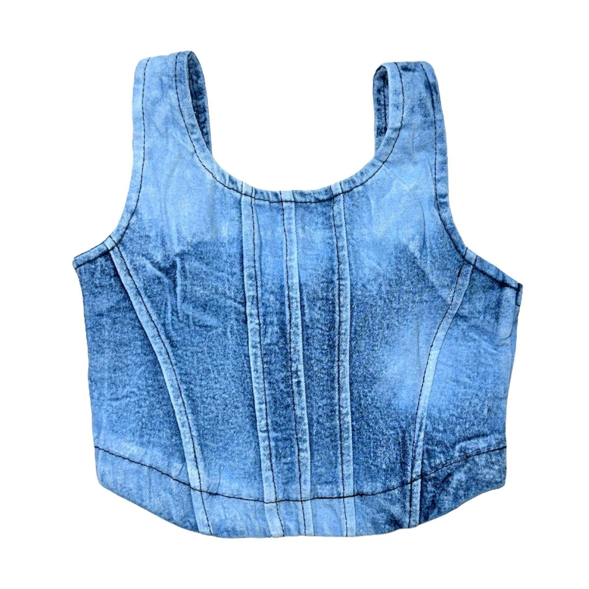 DENIM TANK TOP - TANK TOPS