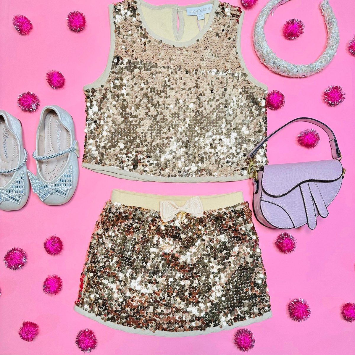 DIVA SEQUIN TOP - TANK TOPS