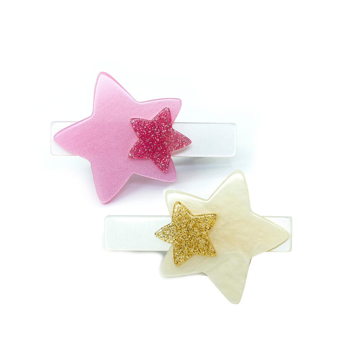 DOUBLE STARS ALLIGATOR CLIPS (PREORDER) - LILIES & ROSES