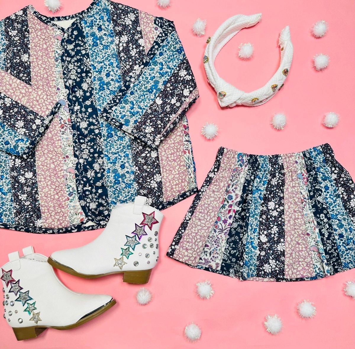 EMMA PATCHWORK SKIRT - SKIRTS