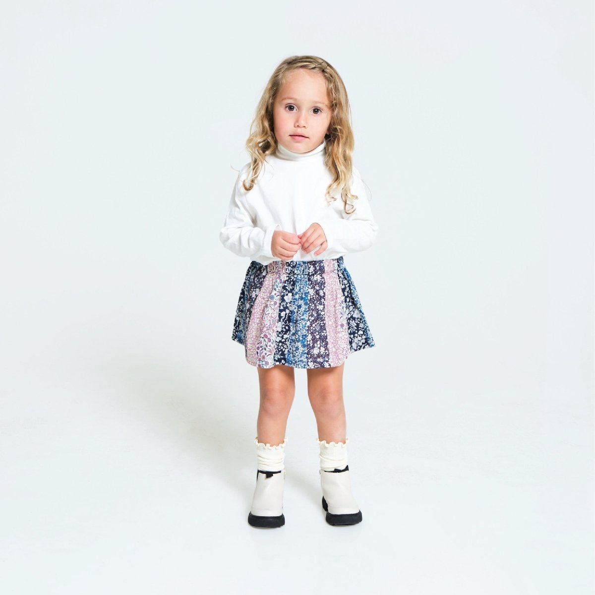 EMMA PATCHWORK SKIRT - SKIRTS