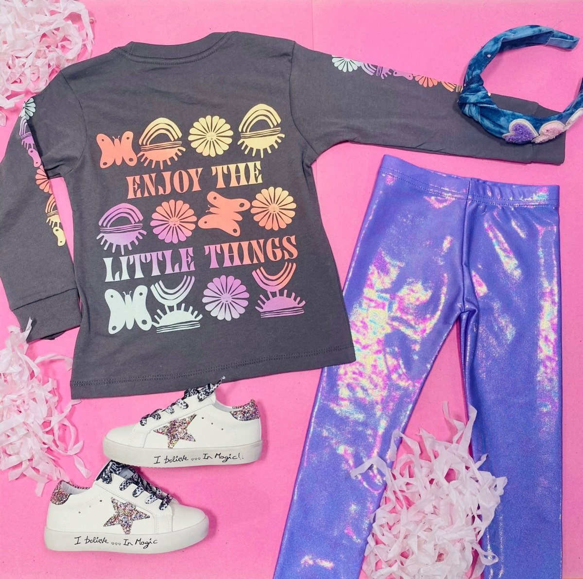 ENJOY THE LITTLE THINGS LONG SLEEVE TSHIRT - LONG SLEEVE TOPS