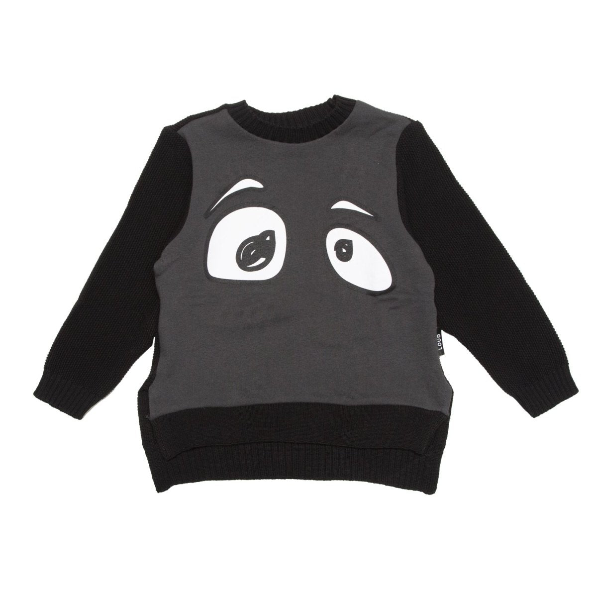 EYES KNITTED SWEATSHIRT - SWEATERS