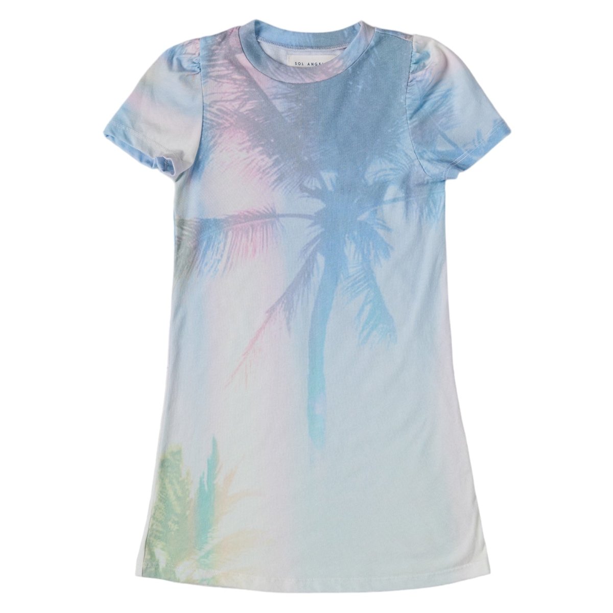 FADED PALMS DRESS - DRESSES