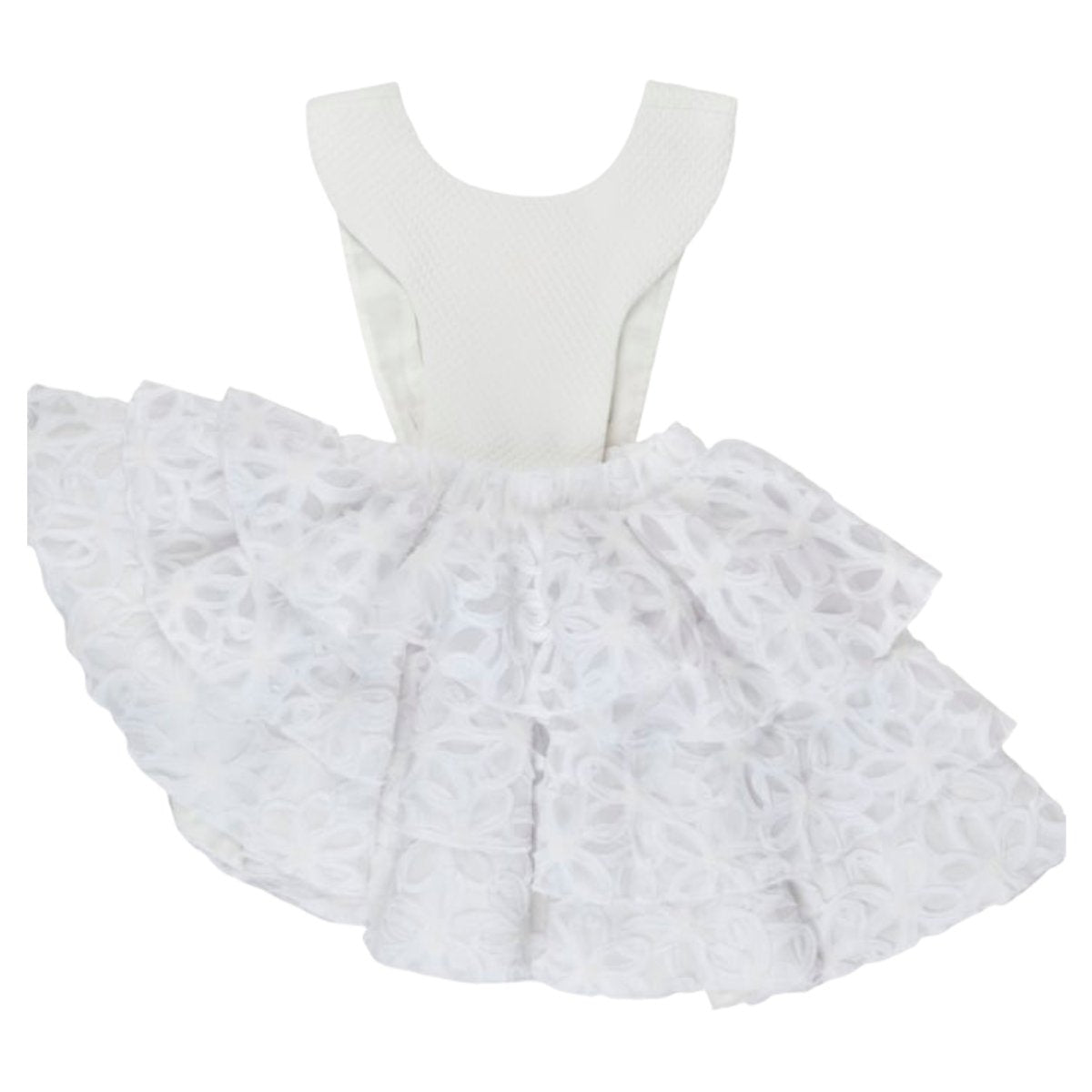 FAIRYTALE SWAN RUFFLE DRESS - DRESSES