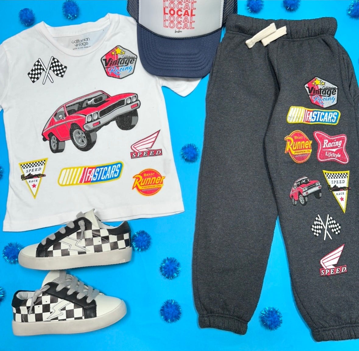 FAST CARS TSHIRT - CALIFORNIAN VINTAGE