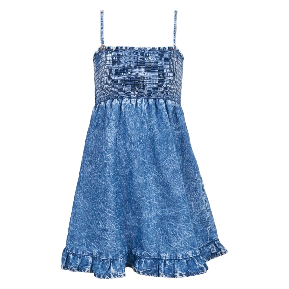 FIOLA DENIM DRESS - DRESSES