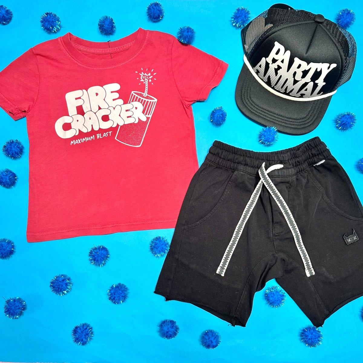 FIRECRACKER TSHIRT - SHORT SLEEVE TOPS