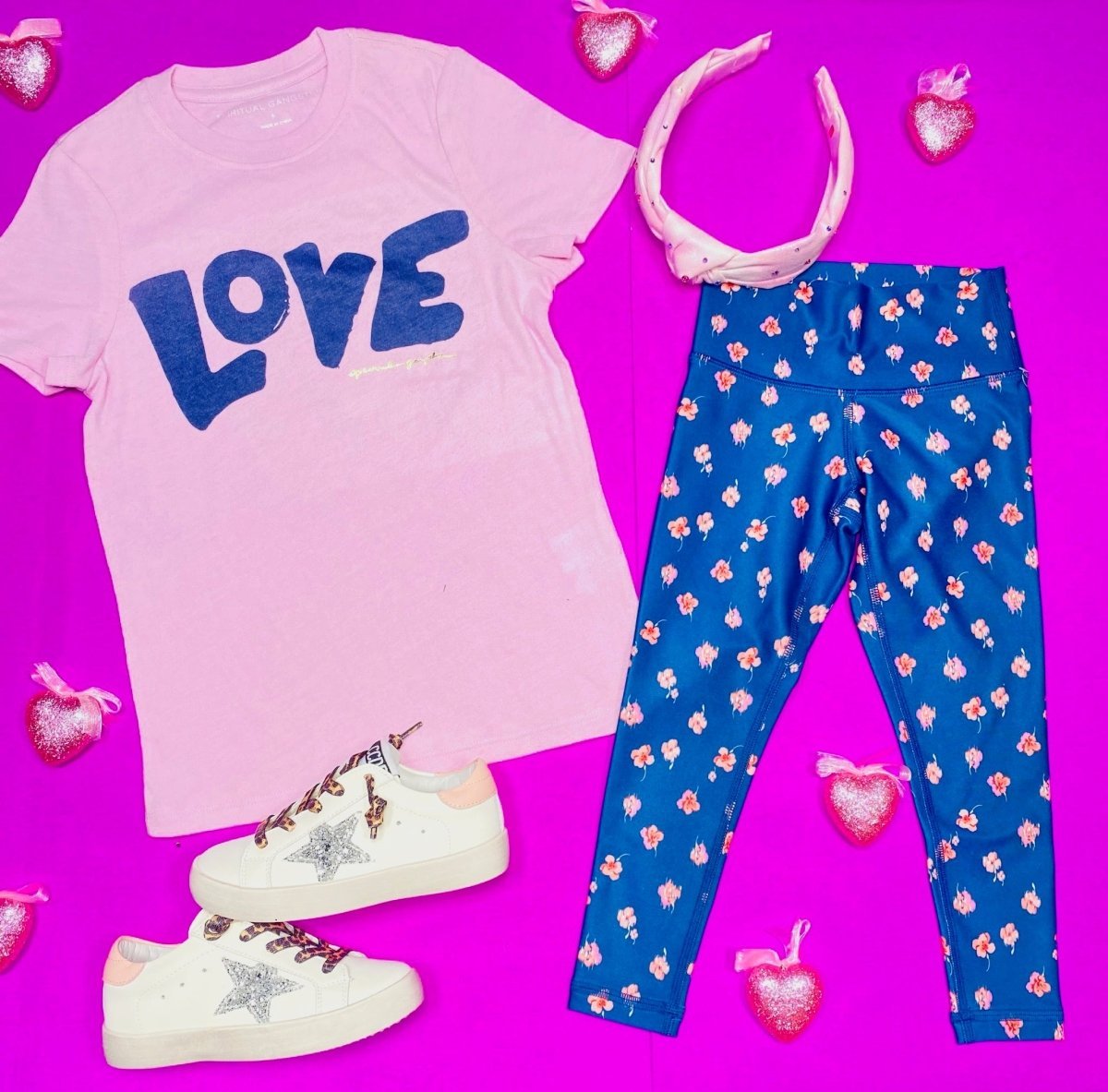 FLORAL ACTIVE LEGGINGS - LEGGINGS