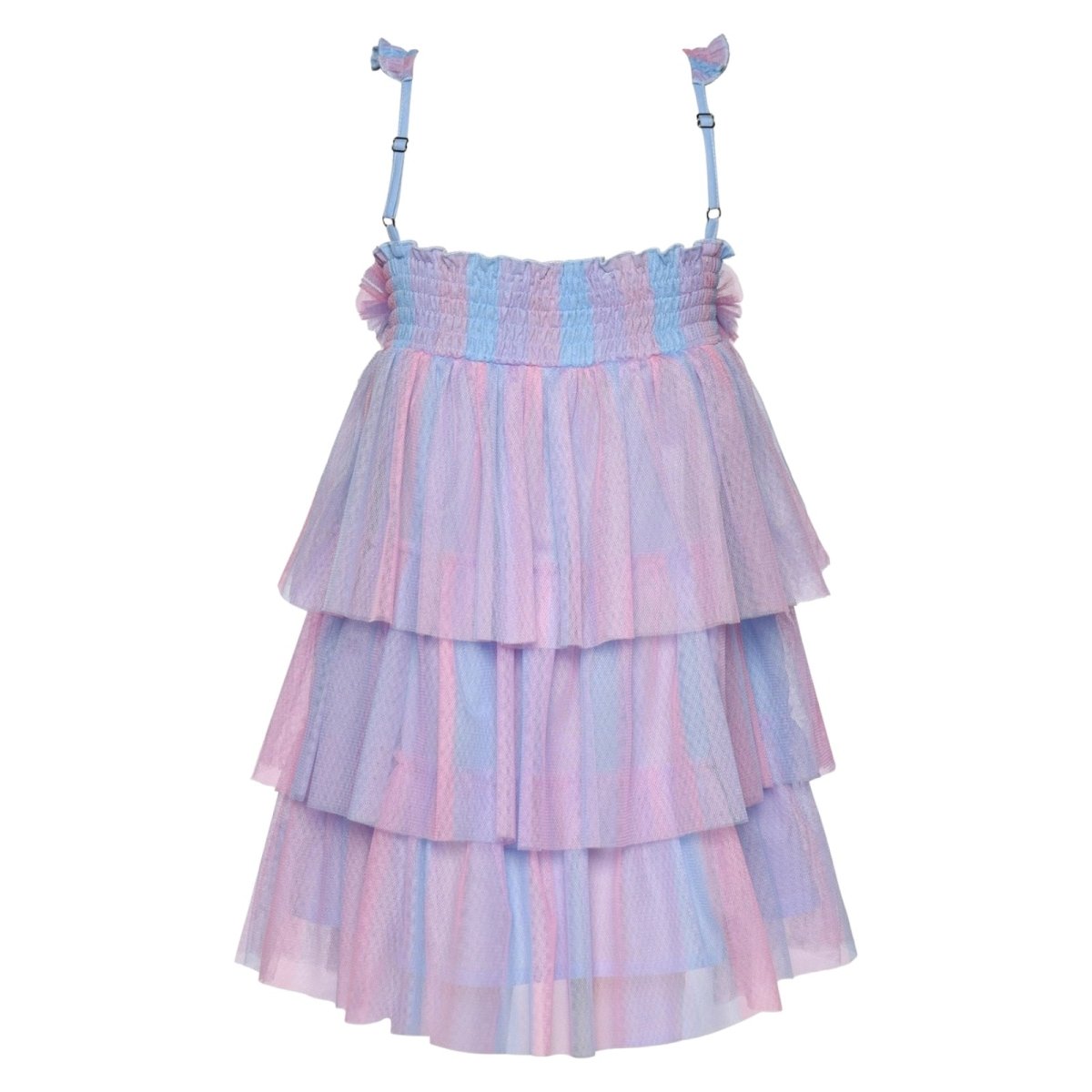 FLOWER MESH TUTU DRESS - DRESSES