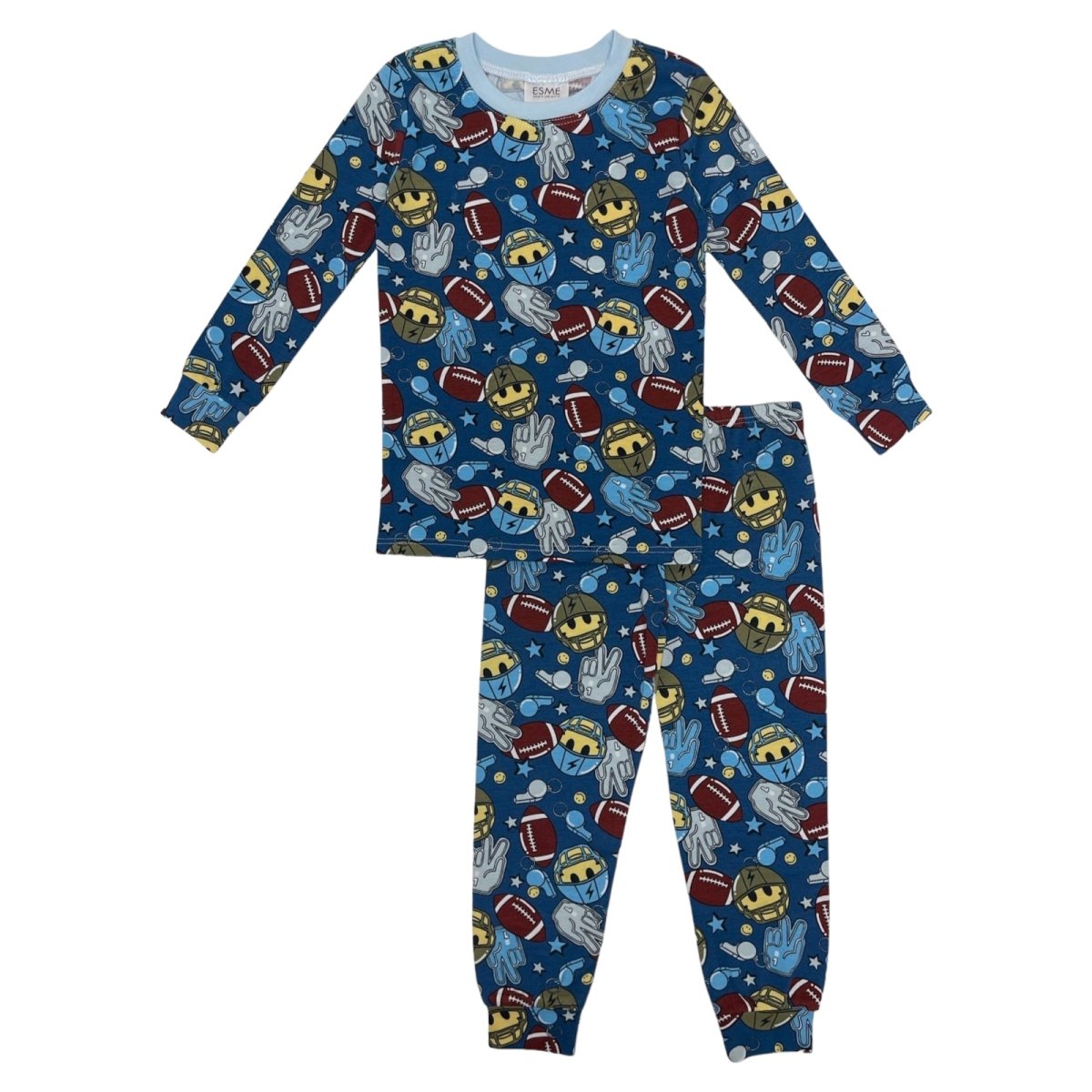 FOOTBALL LONG SLEEVE PJS - ESME