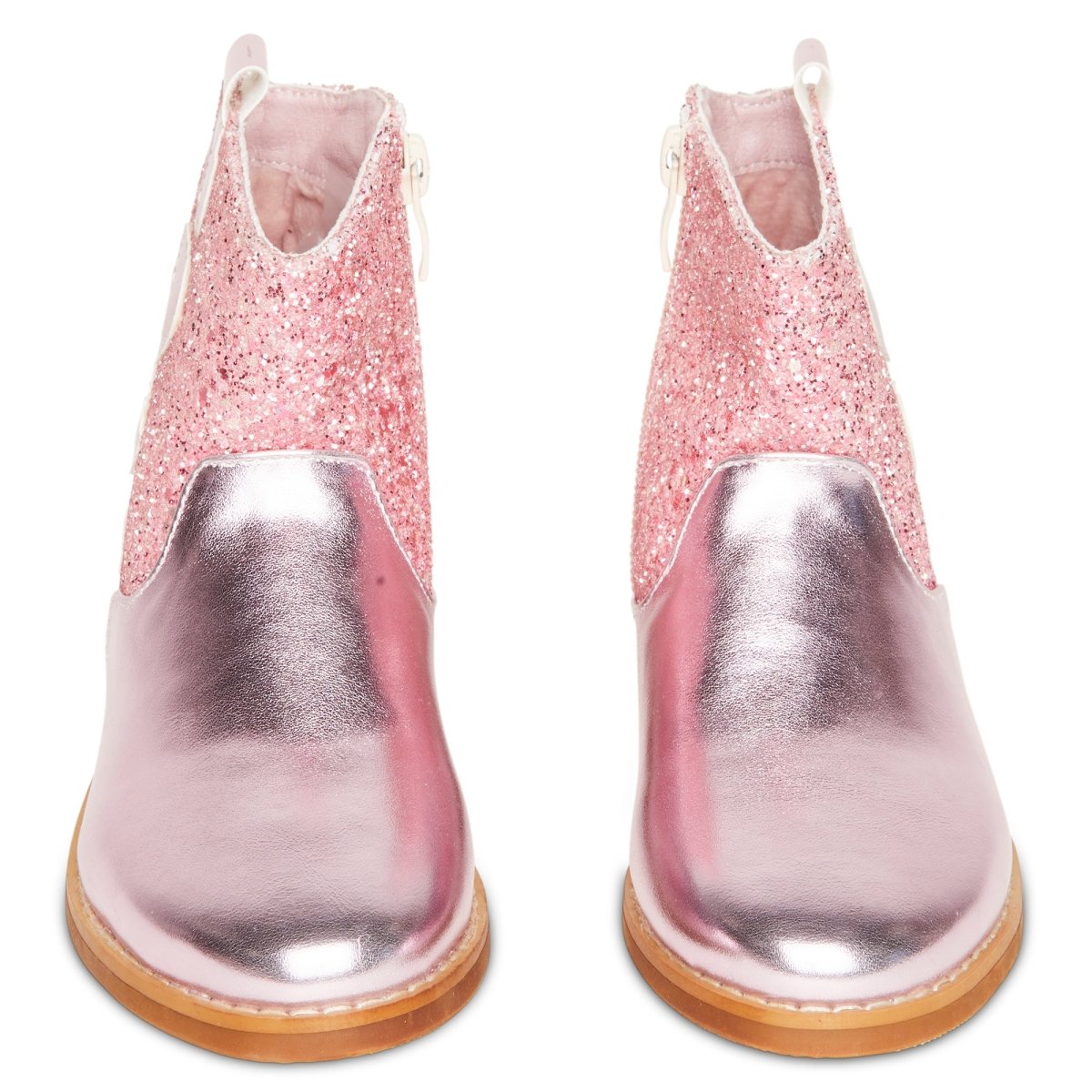 GEORGIA GLITTER HEART BOOTS - BOOTS