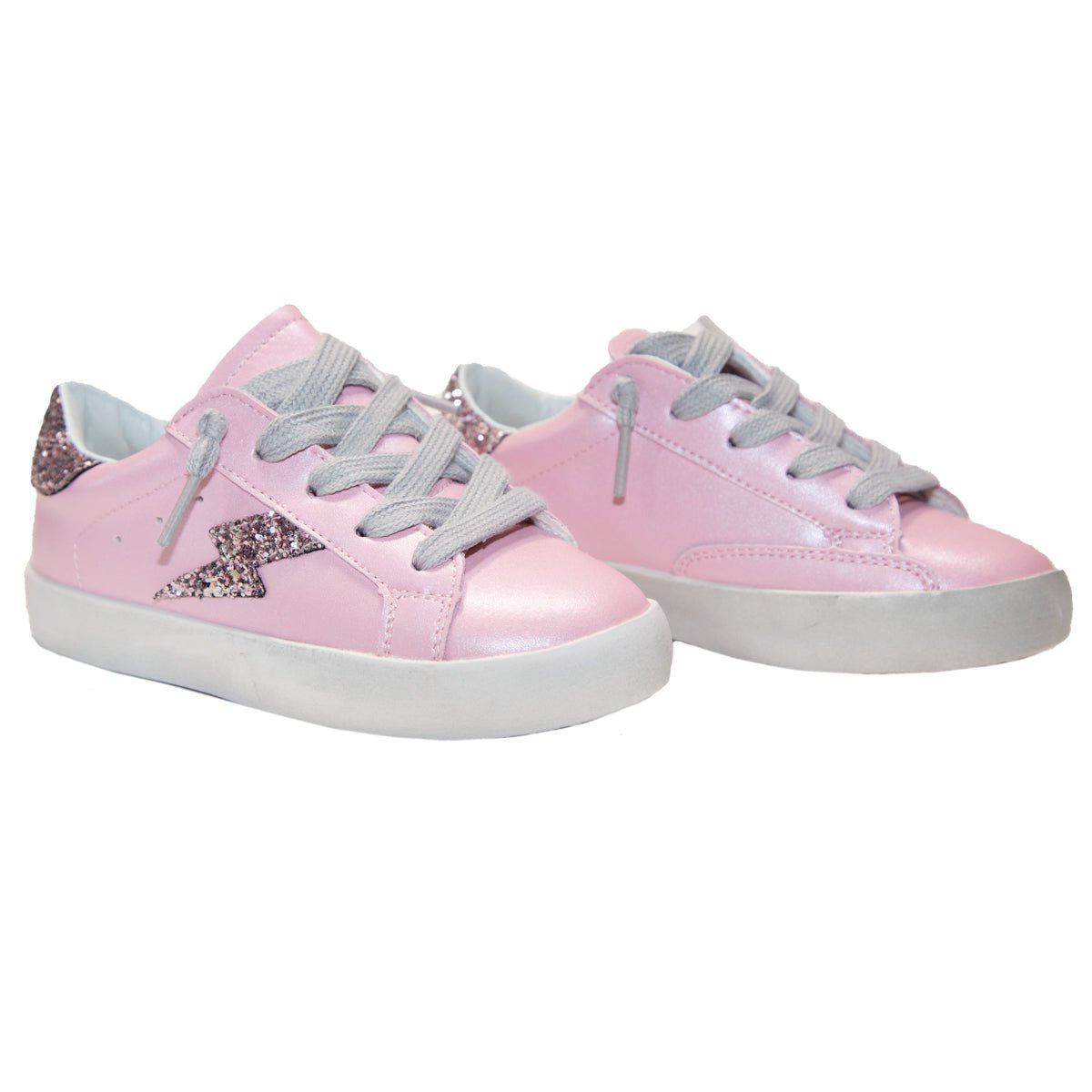 GLITTER LIGHTNING BOLT SNEAKERS - SNEAKERS