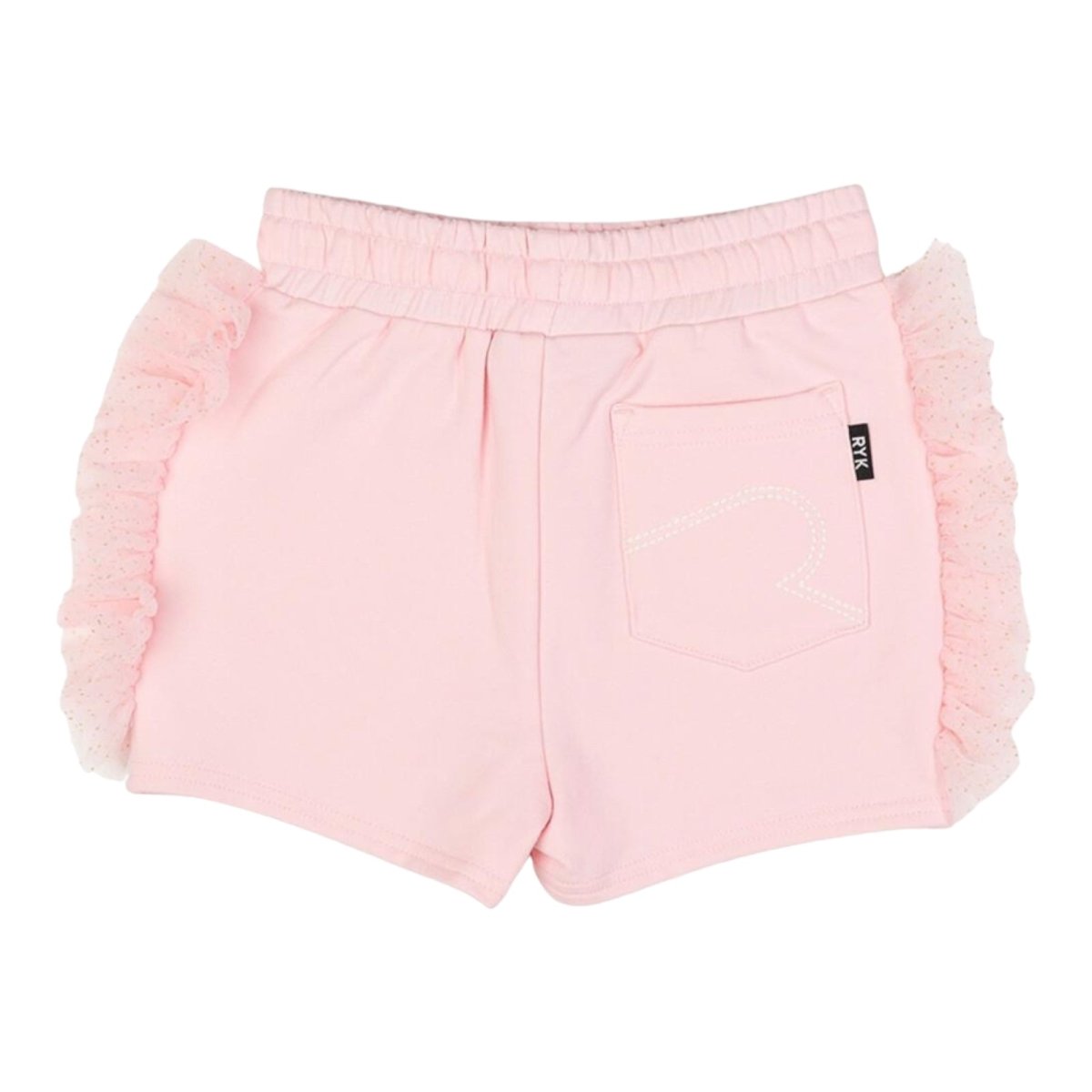 GLITTER RUFFLE SHORTS - SHORTS