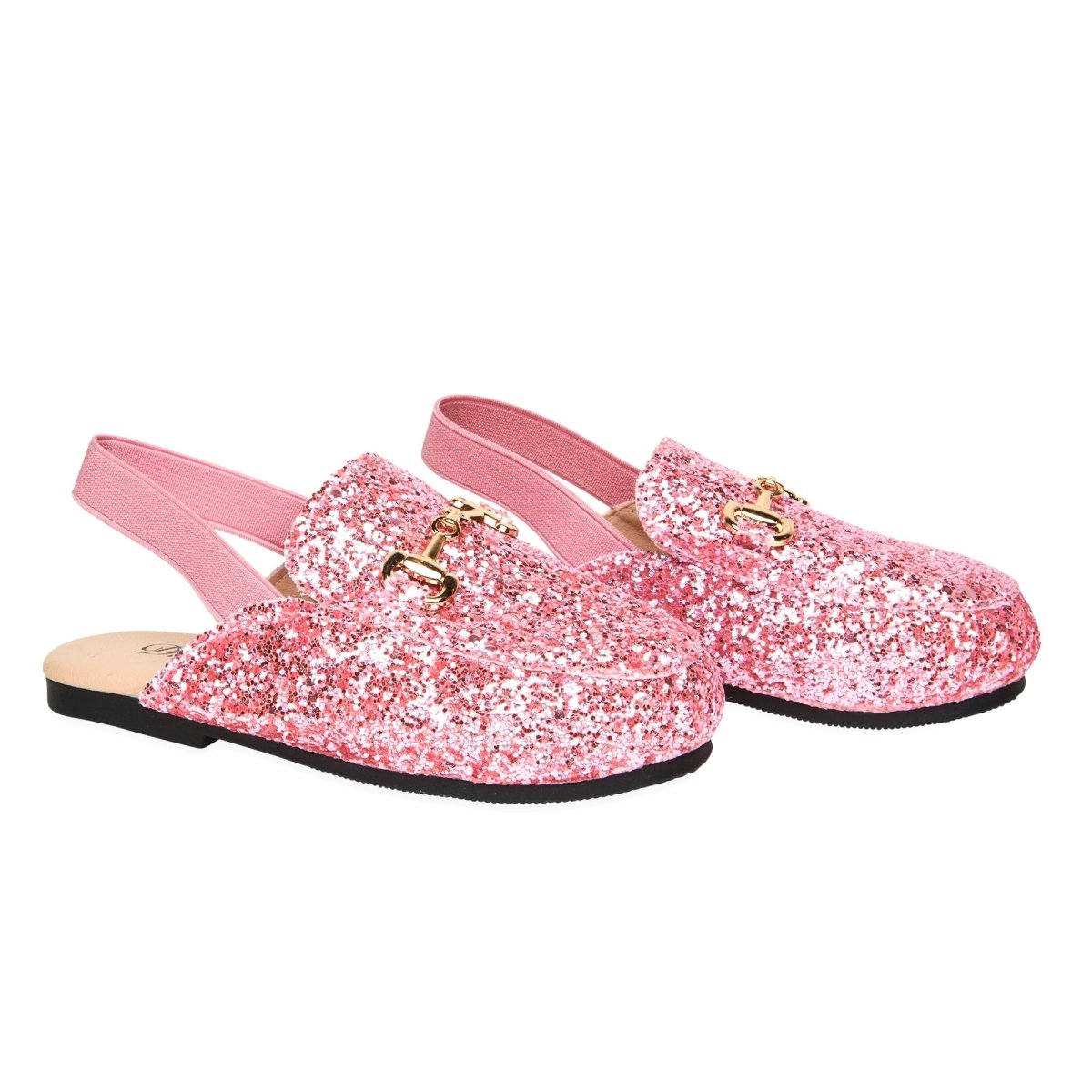 MADISON GLITTER SLINGBACK SHOES - FLATS