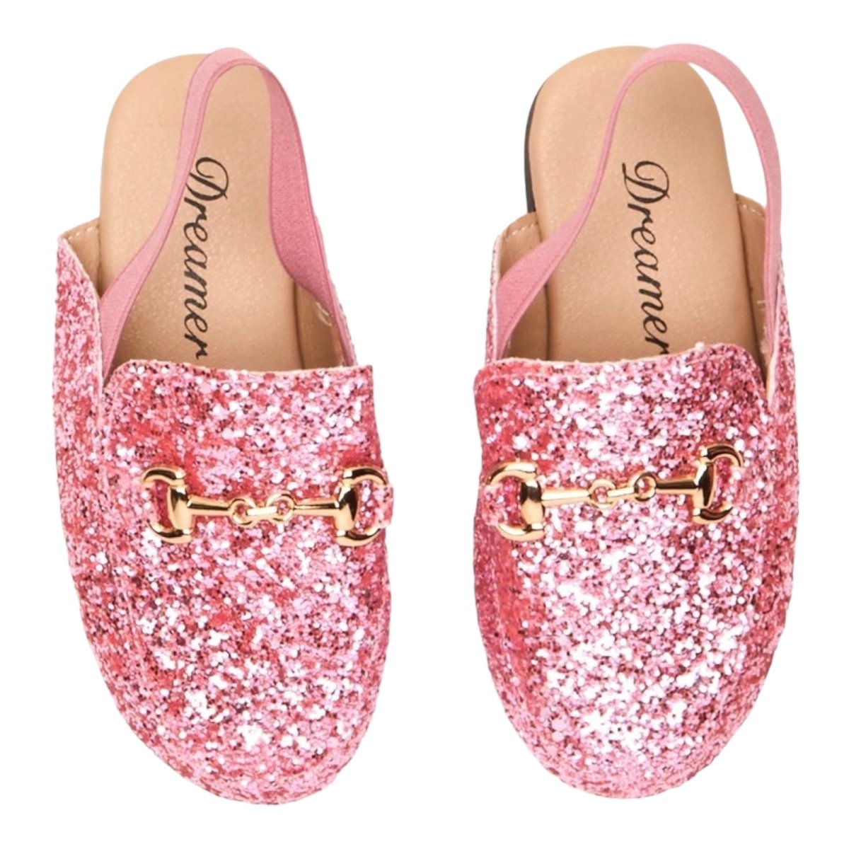 MADISON GLITTER SLINGBACK SHOES - FLATS
